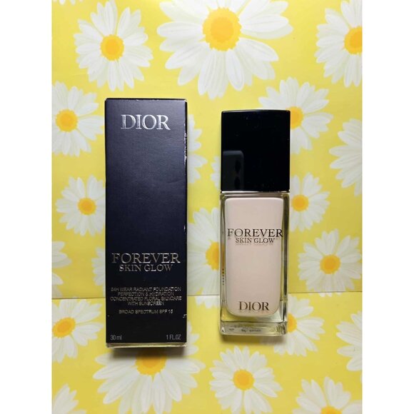 DIOR FOREVER SKIN GLOW 24H FOUNDATION 00 NEUTRAL / GLOW  1 Oz  New In Box - Picture 1 of 8